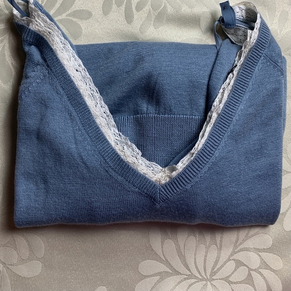 🆕Size M-Zara Women Blue Pullover Sweater - Picture 6 of 6